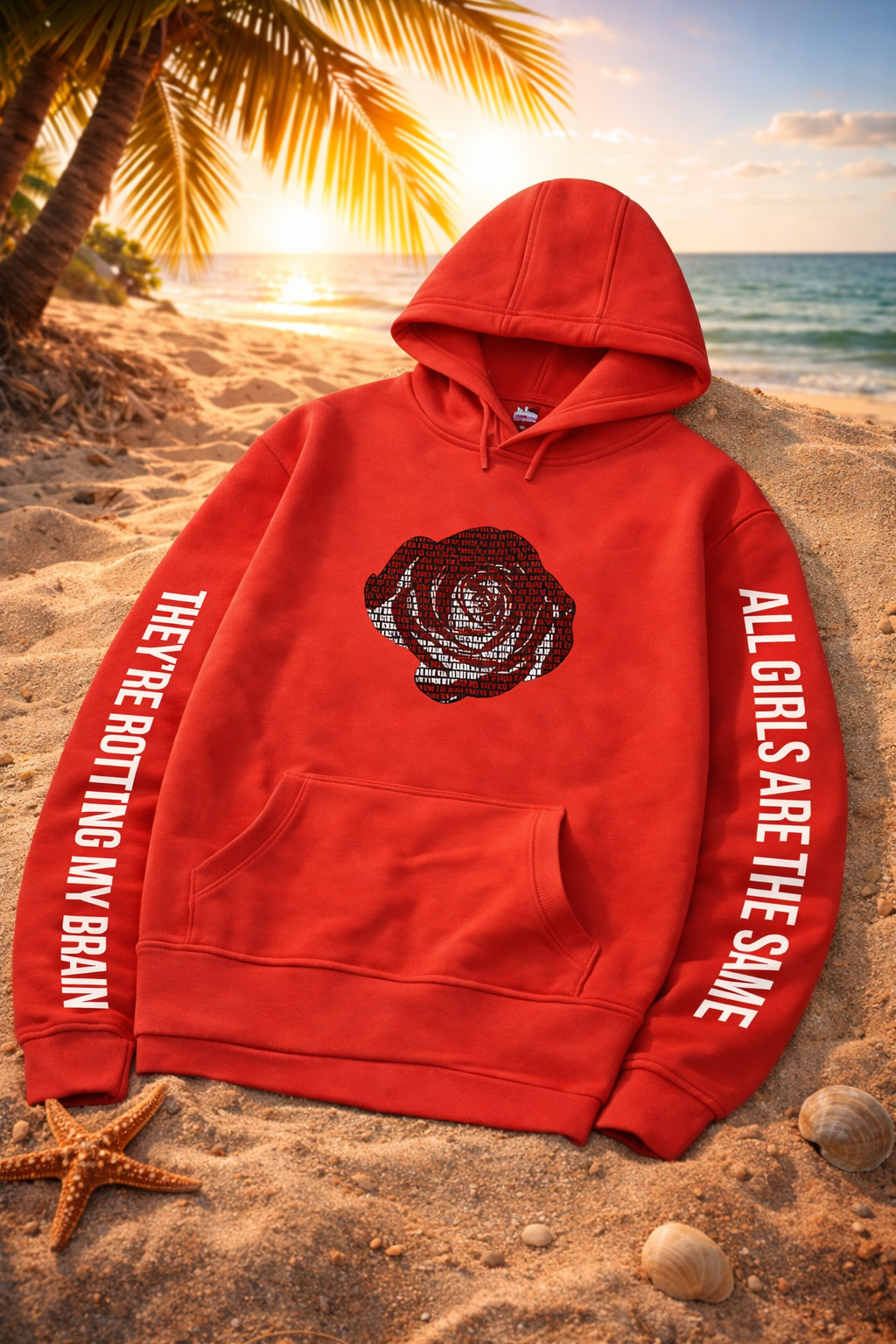 Juice Wrld Printed Fashionable Loose Men's And Women's Hooded Sweater