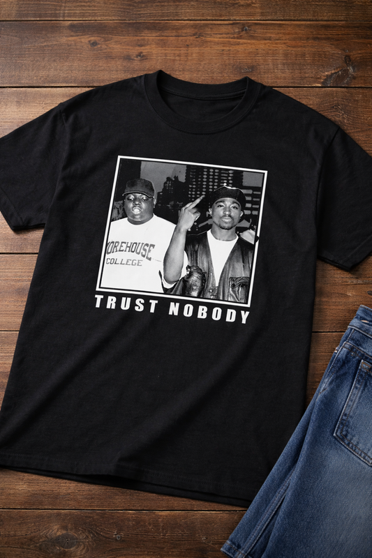 Trust Nobody Tupac 2Pac Shakur Notorious Big Men S Printed