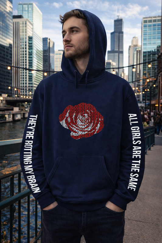 Juice Wrld Printed Fashionable Loose Men's And Women's Hooded Sweater