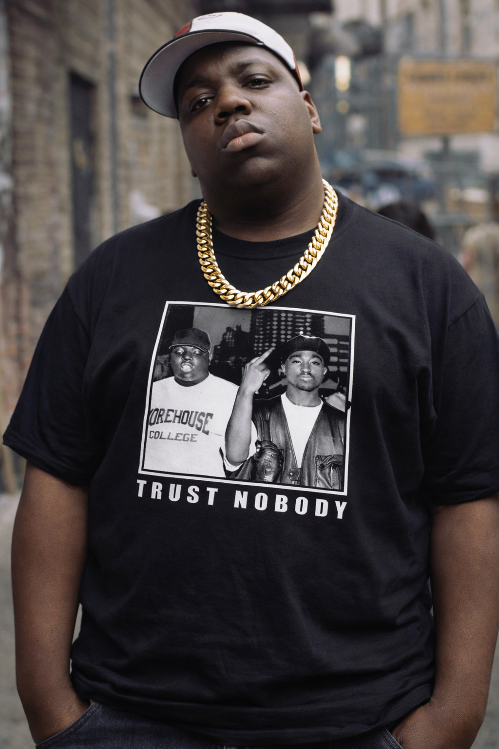 Trust Nobody Tupac 2Pac Shakur Notorious Big Men S Printed