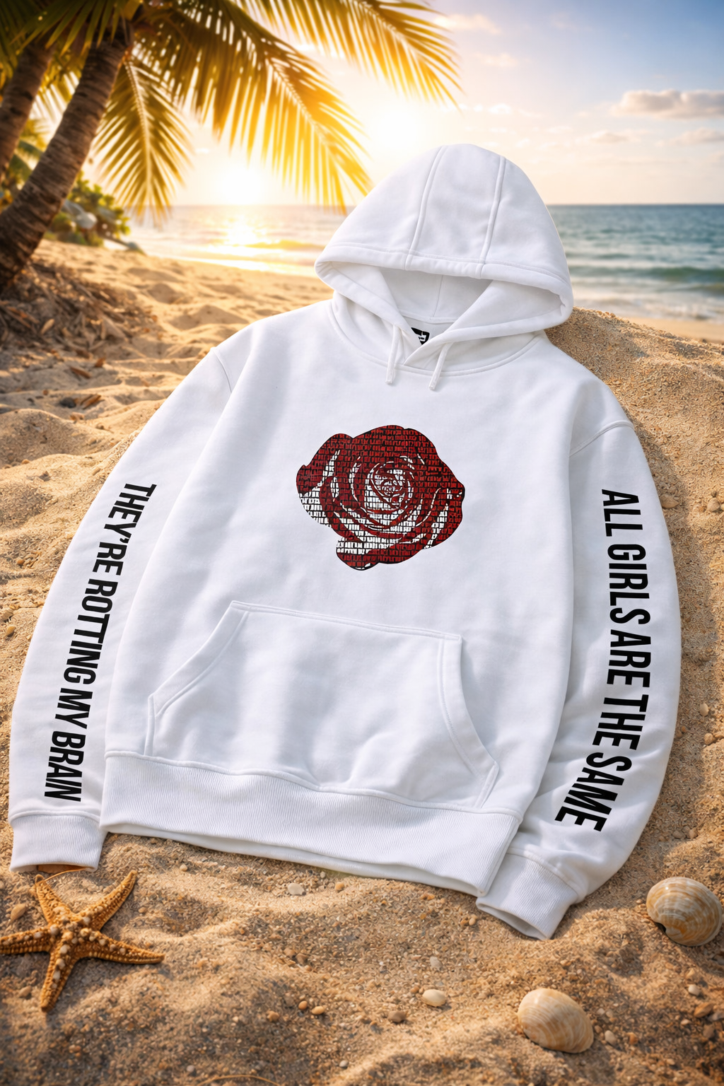 Juice Wrld Printed Fashionable Loose Men's And Women's Hooded Sweater