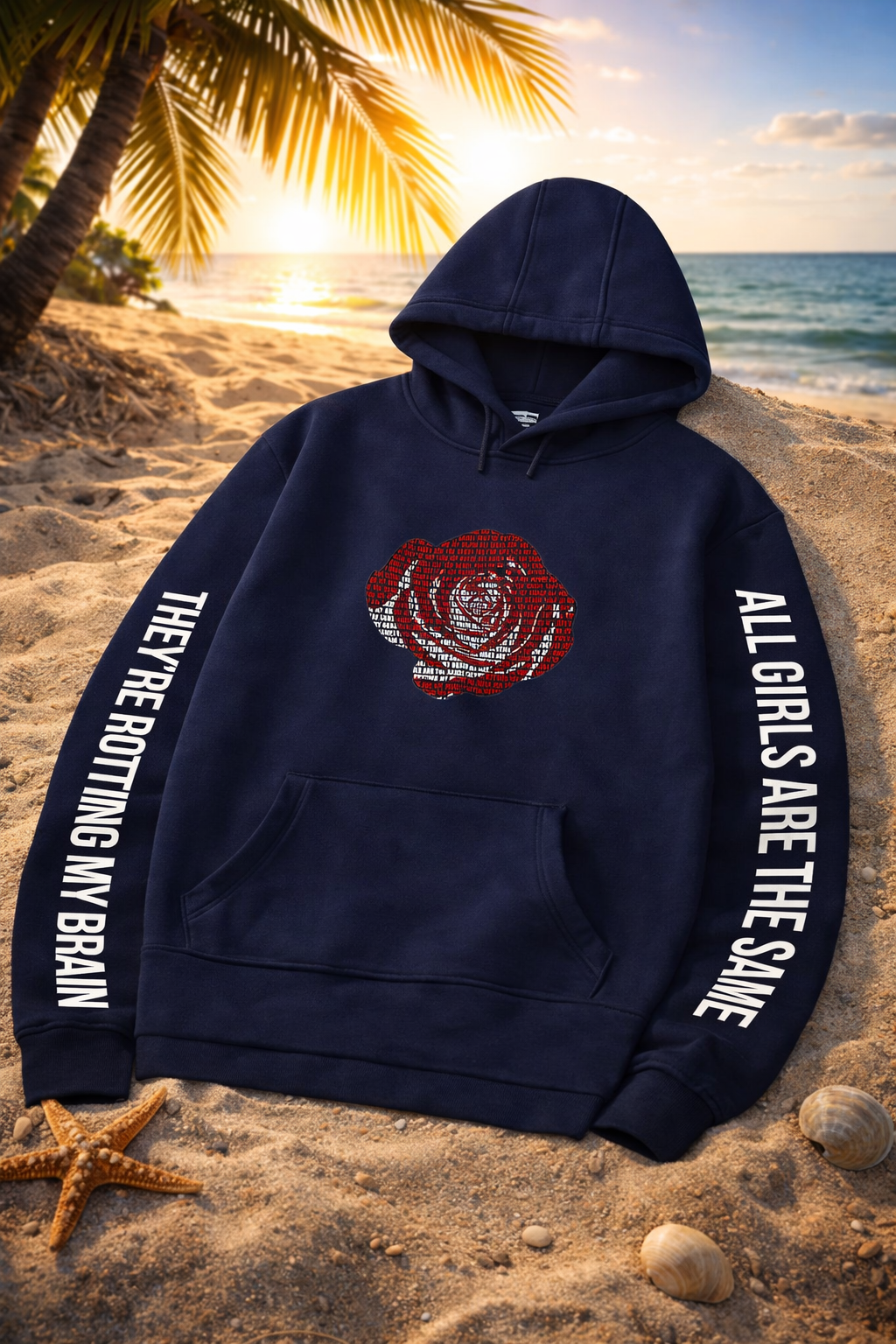 Juice Wrld Printed Fashionable Loose Men's And Women's Hooded Sweater